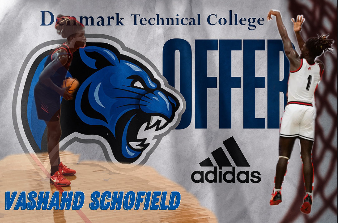 VashahdS14's tweet photo. Extremely blessed!!! to receive my first offer from Denmark Technical College!!!!❤️🫡 #notcommitted #notdone #viral #Hardwork https://t.co/oS2cITMeOV