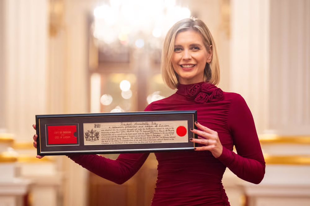 UnityNewsNet's tweet image. Rachel Riley has received the Freedom of the City of London for her “outstanding contributions” to &apos;holocaust education and antisemitism campaigning work&apos;.
