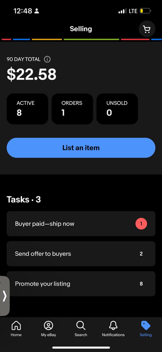 got my first sale today!