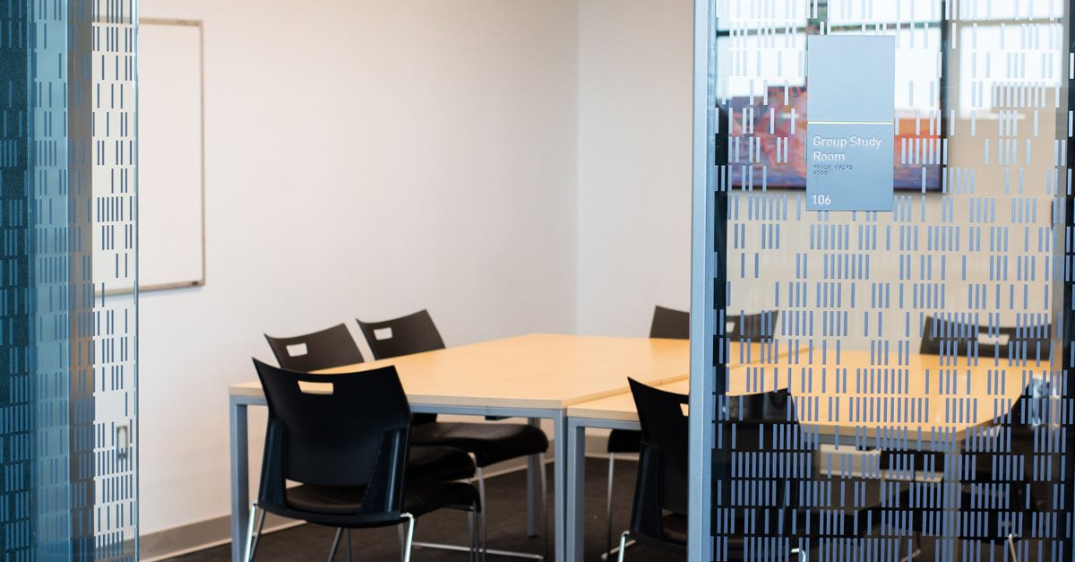 Milton_Library's tweet image. If you&apos;re looking for a quiet and private place to study this school year, try booking our Group Study Rooms! Available at all of our branches, these rooms can be booked ahead online or in person on a first-come, first-served basis. ✍️

Learn more: ow.ly/YtSm50WHyUh