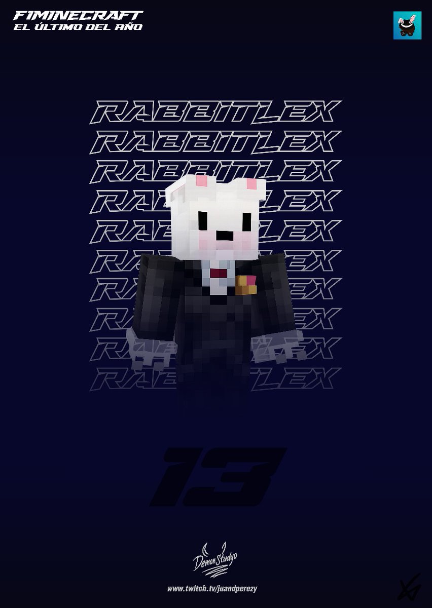 Sr_Misterio102's tweet image. #3 
El creador de contenido promesa.
Uno de los mejores organizadores de eventos. 
El dueño de Rabbit studio. 
El punto fuerte de Minecraft.
Welcome @Rabbit_Lex