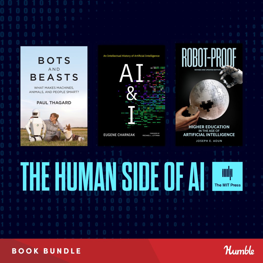 penguinrandom's tweet image. 🚨LAST CHANCE🚨 Get $650+ worth of books on artificial intelligence from the experts at @mitpress! Pay what you want. Support charity. bit.ly/themitpress