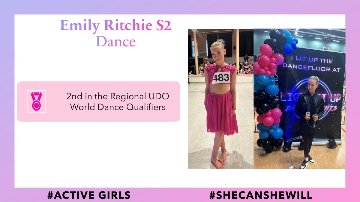StAidansHigh_PE's tweet photo. Emily is one of our #SuccessGirls, showcasing her talent across lyrical, street, and hip hop dance styles. She brings creativity and confidence to every performance. #StAidansStars #GirlsInSport #Dance https://t.co/CGF7aARQHh