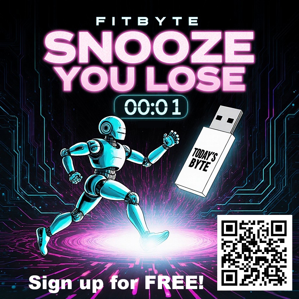 lss_coach's tweet image. 🚨Tech Week just dropped at #FitByte!🚨 Every day this week, a FREE fresh 10 minute micro-course from our new Technology Series. Sign up for a FREE membership now at fitbyte-rpmacademy.talentlms.com
#FitByte #TechnologyWeek #AI #Curiosity #Creativity #MicroLearning #SnoozeYouLose