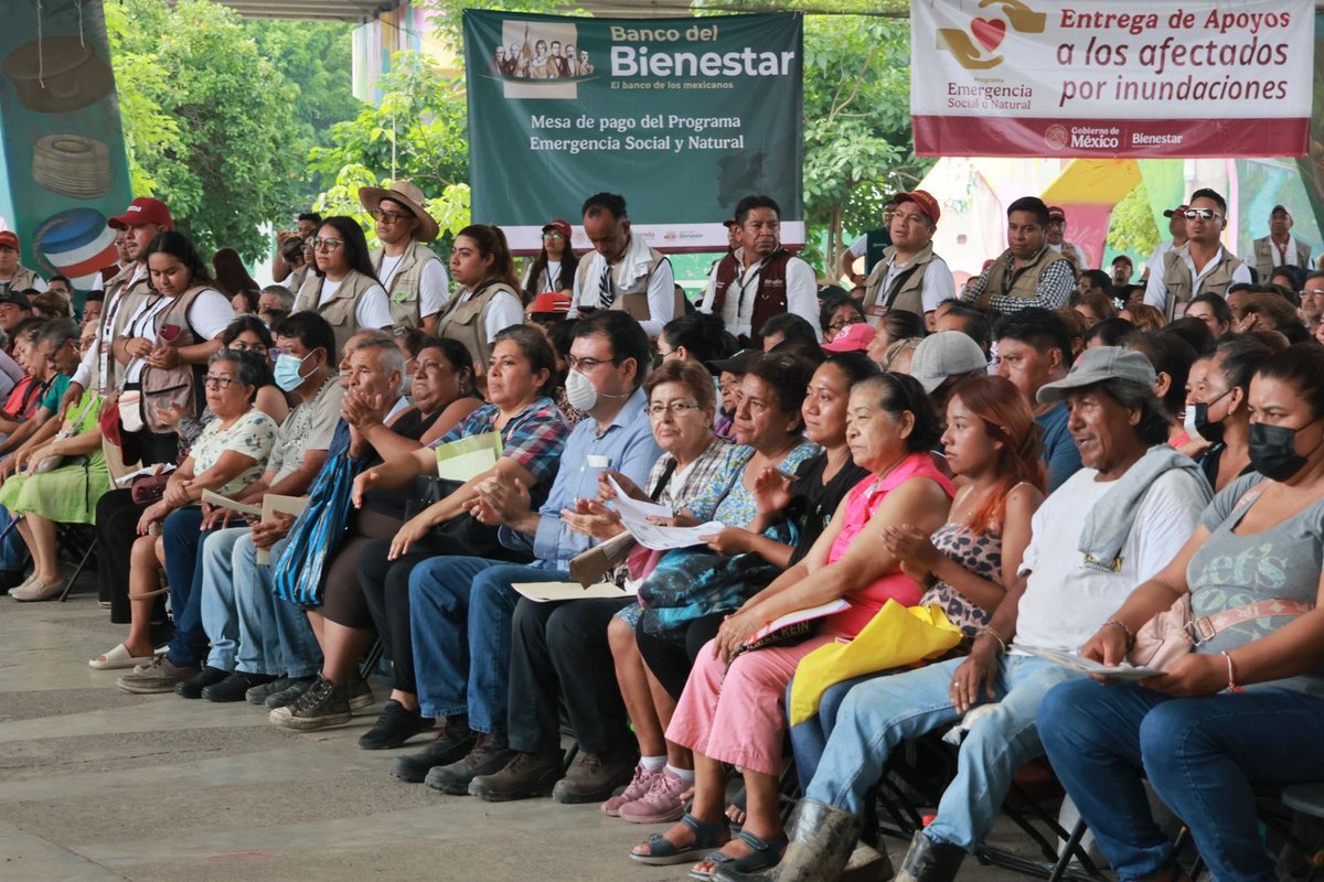 A_MontielR's tweet image. ❤️ Aviso importante ❤️
Por instrucción de nuestra presidenta @Claudiashein, inicia la entrega del primer apoyo para las personas afectadas por las lluvias intensas en #Veracruz, #Puebla, #Querétaro y #SanLuisPotosí; se realizará del 22 al 29 de octubre.
Te enviaremos un SMS con…