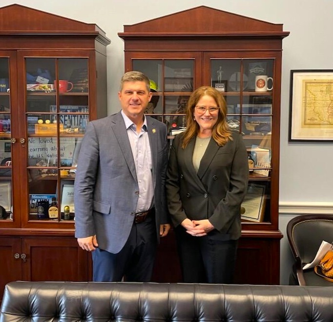 Glad to meet with the Greater Minnesota Housing Fund this week to discuss their work to deliver affordable housing options across communities in #MN01 and across the state of Minnesota. Thanks for the visit!