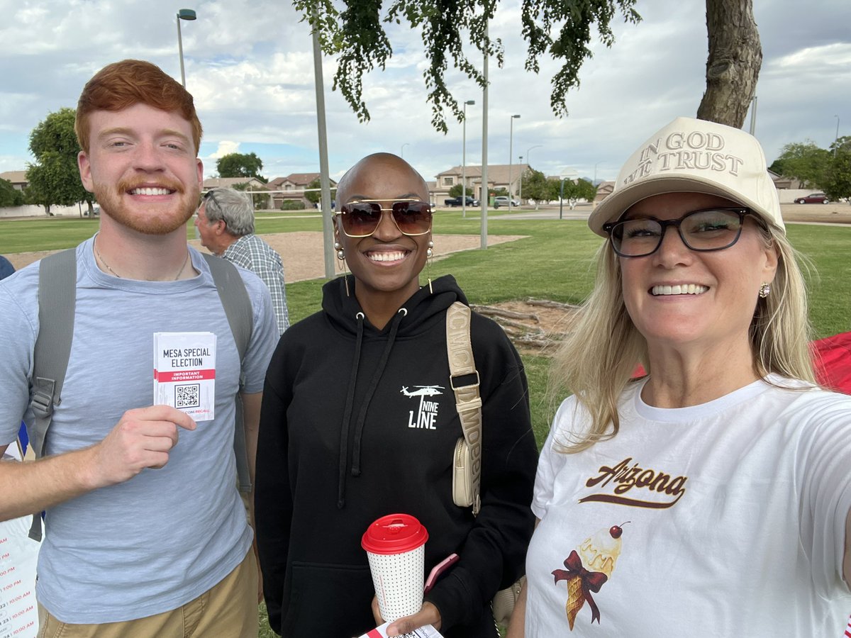 Headed out to Chase Ballots for Mesa with <a href="/TPAction_/">Turning Point Action</a> 

Maybe the most conservative district in the country - let’s keep it that way!