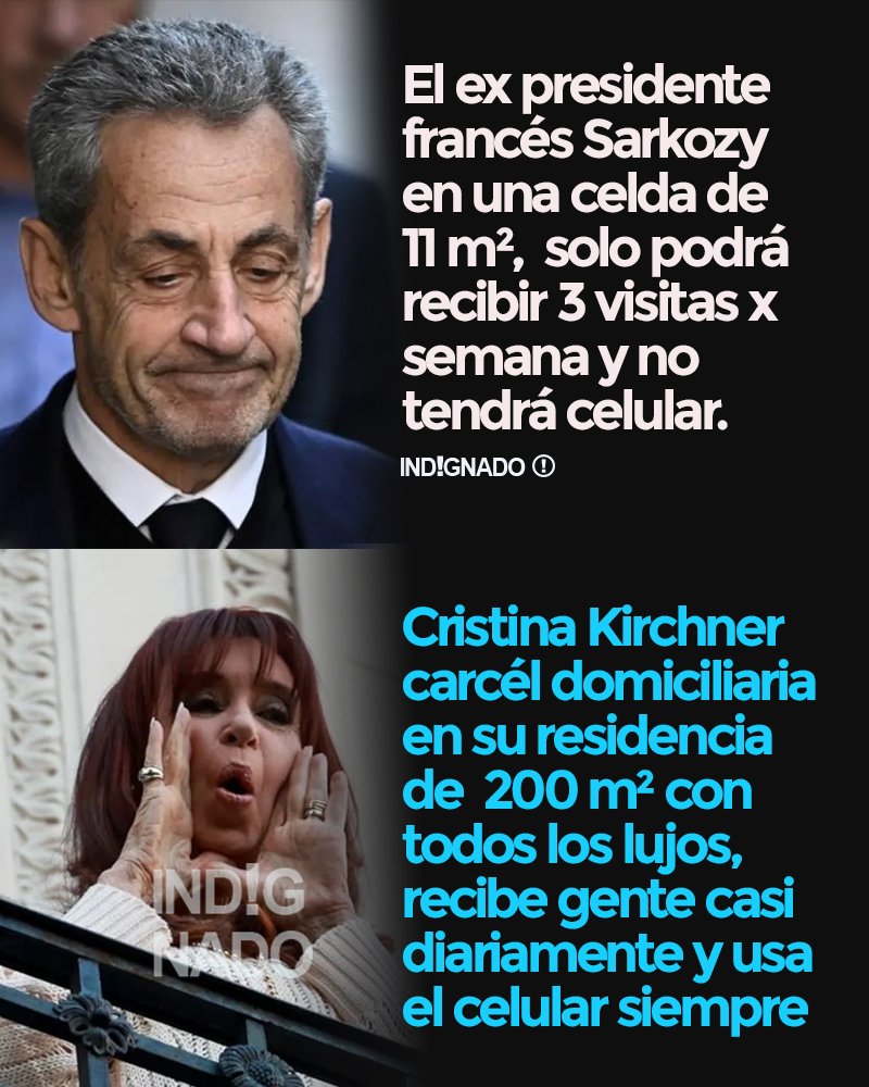 ¿Todos los argentinos de bien queremos a Cristina Kirchner en una cárcel común? 🤚