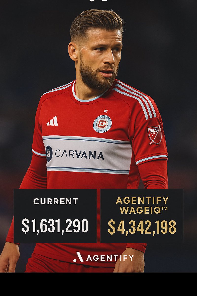 AgentifyAI's tweet image. Philip Zinckernagel — Real-Time Salary Market Value Analysis by Agentify AI™

• Current:$1,631,290
• Agentify WageIQ™ Valuation: $4,342,198

Philip Zinckernagel&apos;s real-time salary projection is approximately $4,342,198. Given his outstanding regular season performance for…