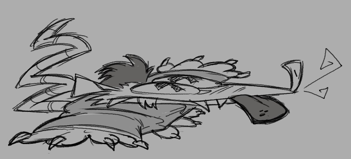 Squished squashed flat