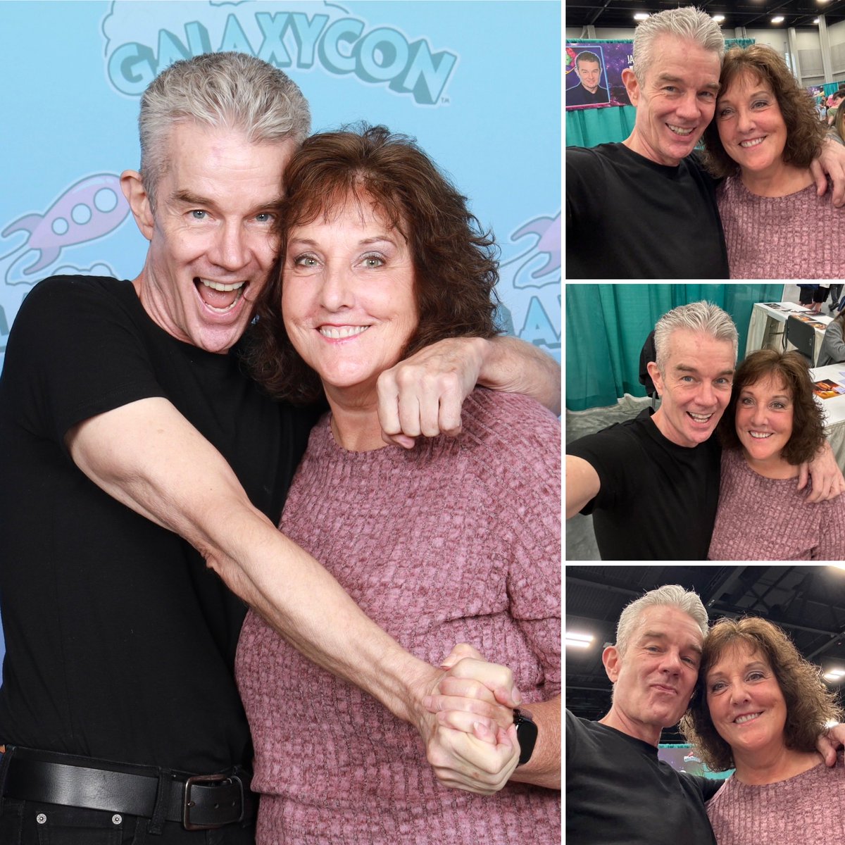 jeanbugc's tweet image. I had 2 events on consecutive weekends, so I’m behind sharing photos. These are my photo ops+selfies with @JamesMarstersOf at #GalaxyConStLouis Oct 11-12. Always a pleasure! James is such a nice, personable man, an extraordinary actor & musician. An amazing con guest!