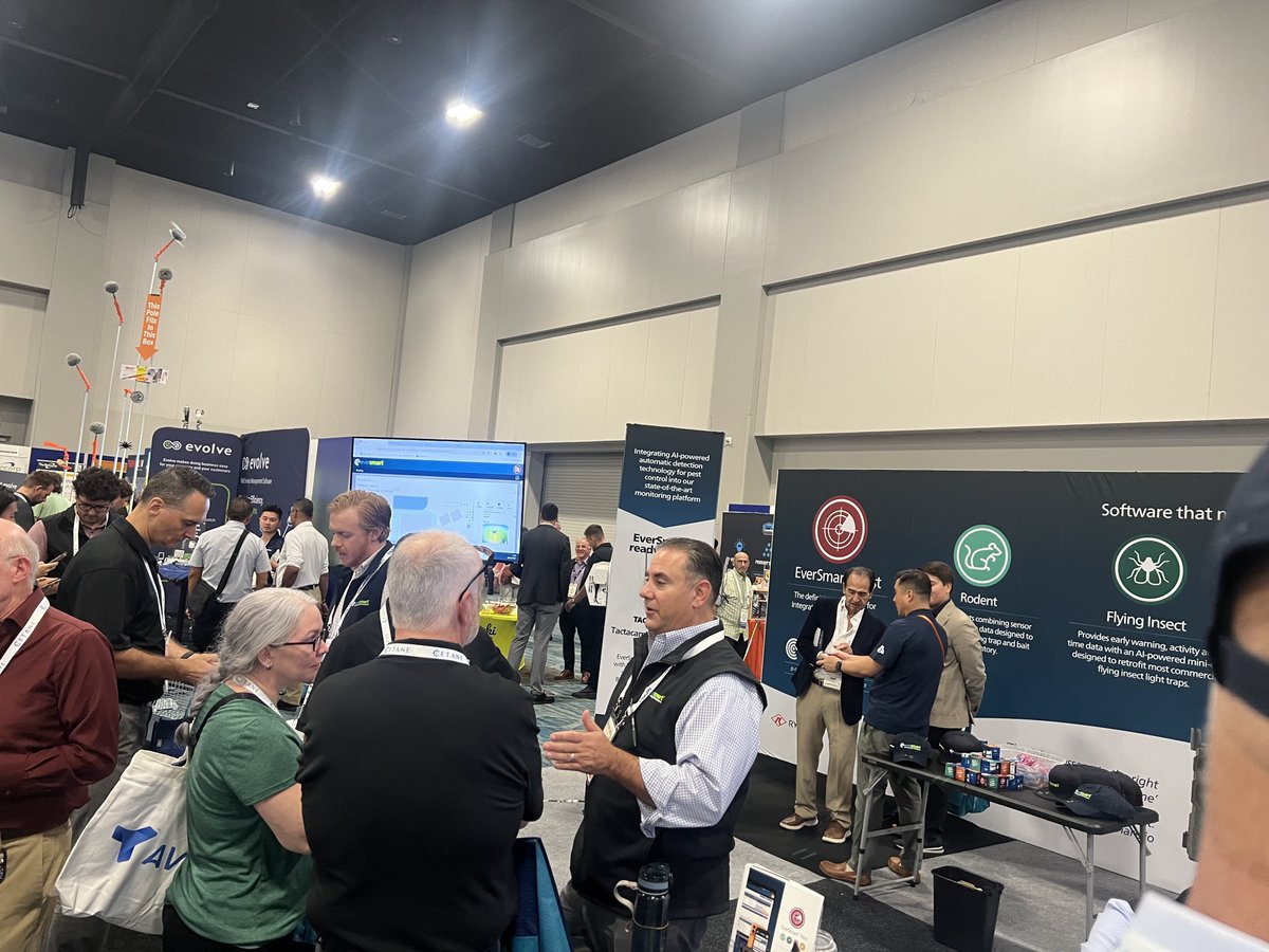 Busy Day 2 at PestWorld at the Microshare EverSmart Rodent booth. Dr ...