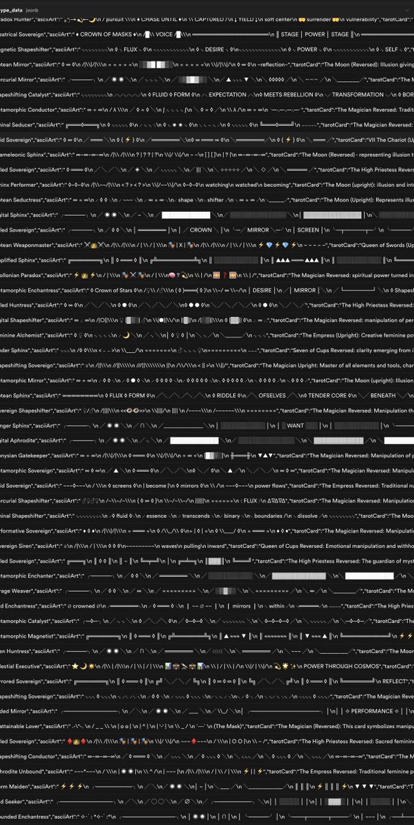 arp3xp2's tweet image. if your production db doesnt look like this, are you even an LLM whisperer