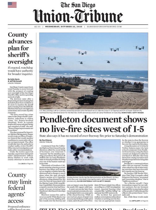 nettermike's tweet image. Not only did Newsom order I-5 closed through Camp Pendleton last Saturday purely out of political spite, it also appears he ordered the CHP to fake evidence of an incident involving “shrapnel” &amp;amp; a Patrol vehicle…