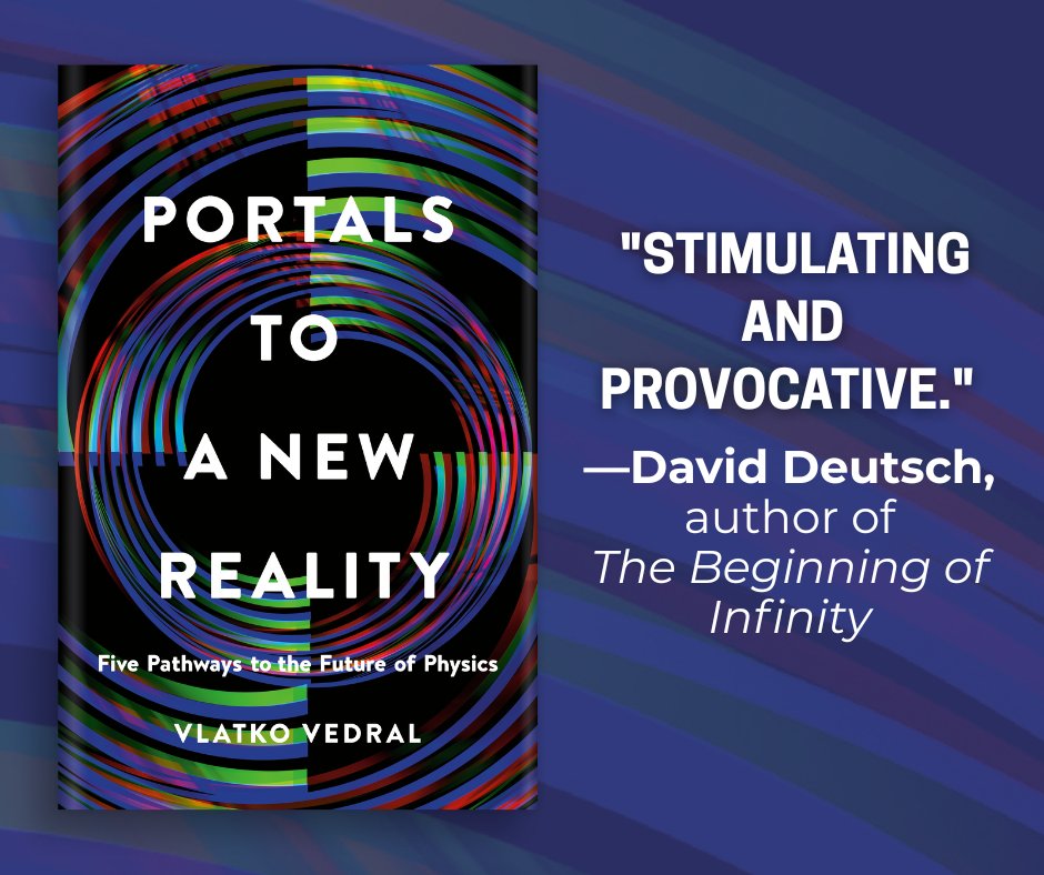 BasicBooks's tweet image. &quot;Stimulating and provocative.&quot;—@DavidDeutschOxf 

Available October 28. Learn more: bit.ly/4mXcqqv

#science #physics #quantumtheory