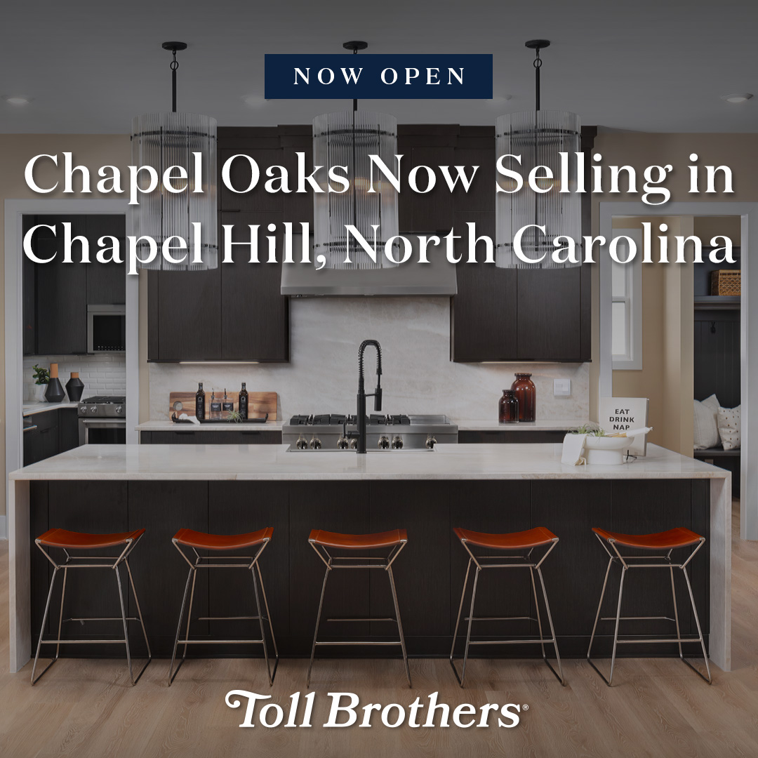 Chapel Oaks is now selling in Chapel Hill, North Carolina, with a new model home under construction and debuting later this fall. Explore expansive two-story floor plans ranging over 5,000 square feet with top-tier personalization options: bit.ly/43l1U4M