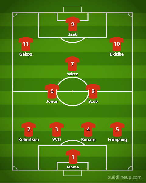 I'm assuming it's this. Some people mentoning a diamond, but I can't see how Gakpo fits into that