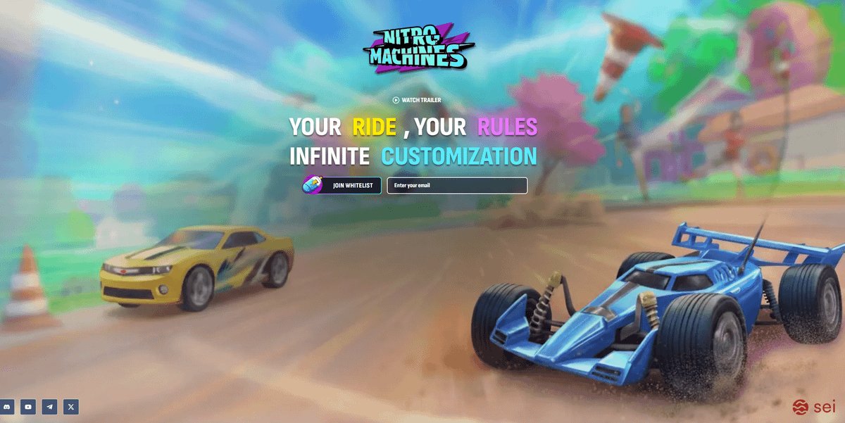 I love playing Gran Turismo, Need for Speed and Asphalt 9 but nothing beats a racing game that's building on the red fastest chain.

Let's welcome <a href="/nitromachines/">Team Nitro</a> to the Sei Gaming ecosystem and I will see you on the tracks!