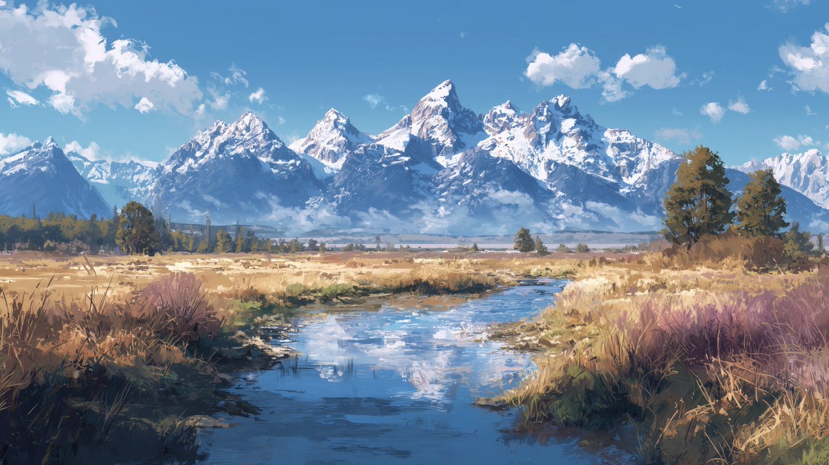 Mountains in the distance