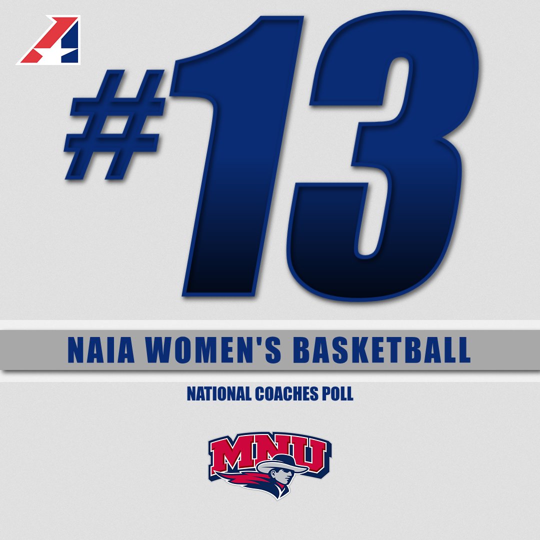 TheHeartConf's tweet image. 🏀 NAIA Women’s Basketball Preseason Poll (Oct. 22)

#13 MidAmerica Nazarene 
Receiving Votes: Grand View 

#NAIAWBB | #TheHeart | #TheRightWayToPlay
