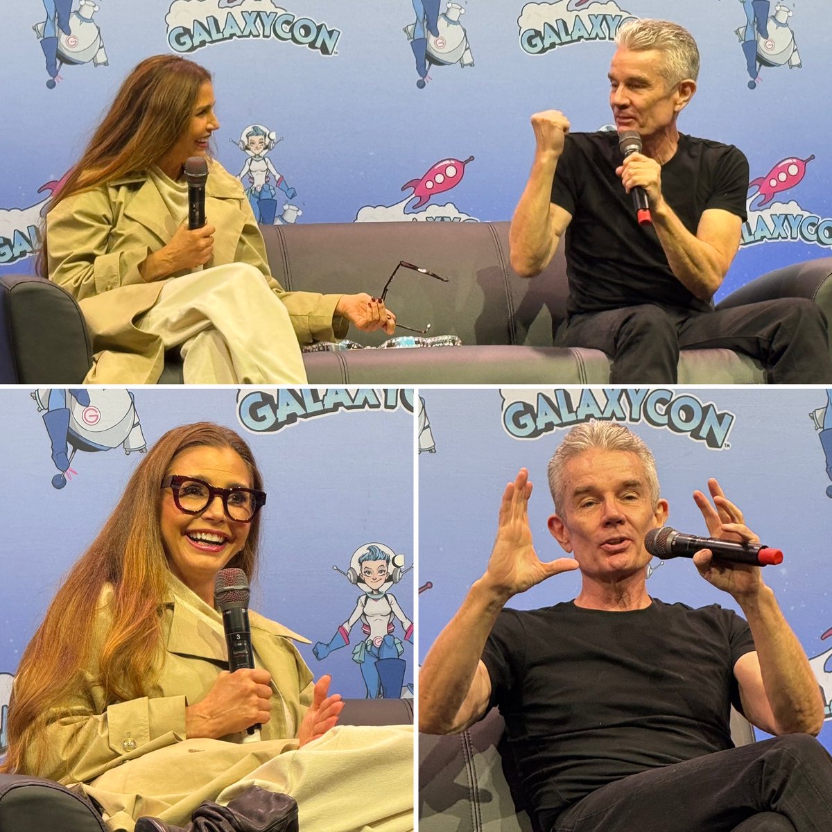 jeanbugc's tweet image. I fell behind sharing convention photos… These are from #GalaxyConStLouis Q&A with @JamesMarstersOf and #CharismaCarpenter. I hope to share a complete album soon. Link to my convention photos is in my bio.