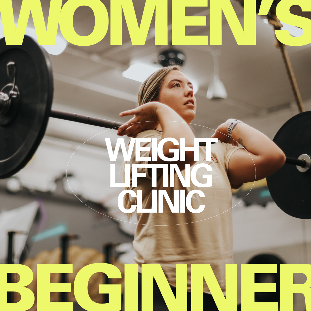 Join our Women’s Beginner Weightlifting Clinic to learn proper form, technique, and lifting basics!
Starts Monday, Oct. 27 — meets Mon/Wed 3:30–4:30 PM &amp; Fri 2:30–3:30 PM in Beyer 2420.
Sign up on our website!