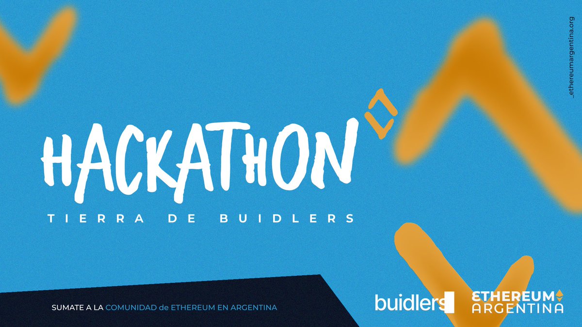 🚀 Ethereum Argentina Hackathon: Tierra de Buidlers 2025 🚀
We’re hosting Argentina’s first hackathon at <a href="/EFDevcon/">Devconnect ARG - the first Ethereum World’s Fair</a> with <a href="/buidlerstech/">Buidlers</a>  Join us!

Another epic year of hacking! Create, collaborate, shape Ethereum’s future.

📅 Nov 19–20
📍 La Rural, Buenos Aires
💻 Online Sessions: