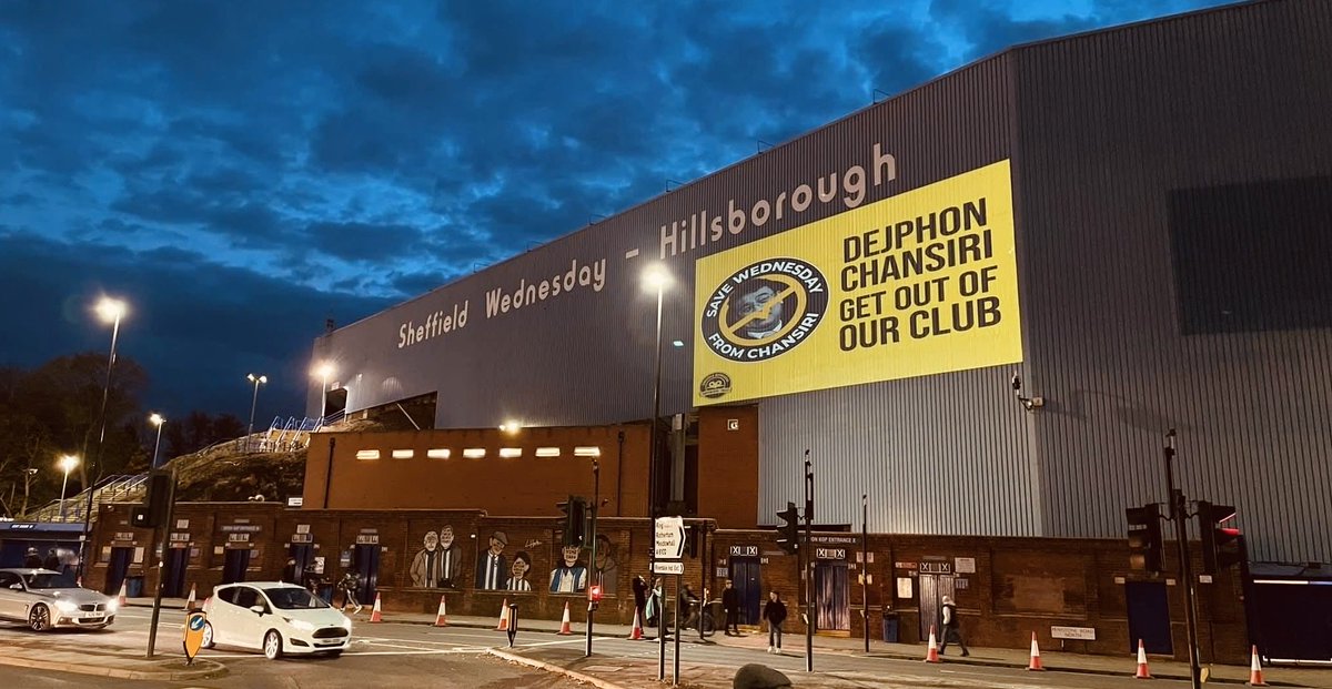 robstaton's tweet image. The message to Sheffield Wednesday owner Dejphon Chansiri from the @SWFCTrust #SWFC