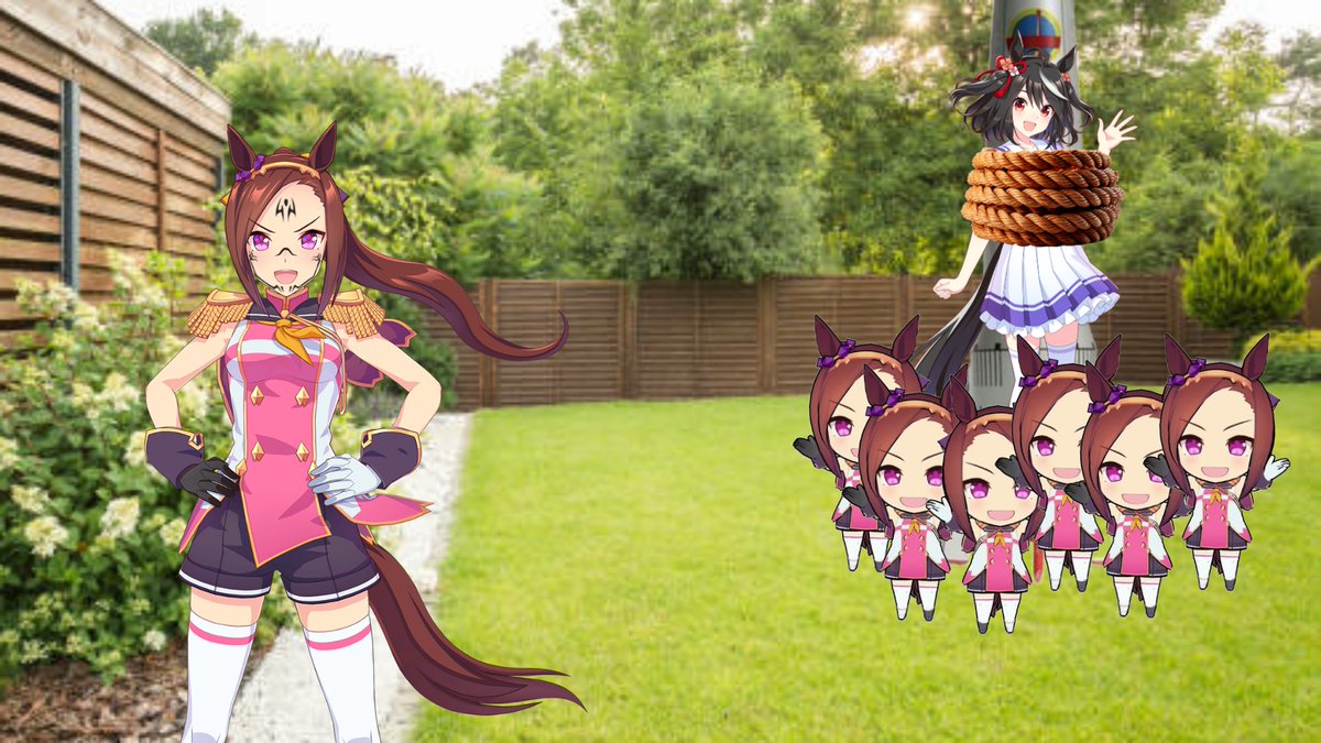 IT IS PLAYTIME HOUR FOR THE BAKUSHINLINGS, AND I HAVE LEFT KITASAN BLACK IN CHARGE OF THEM WHILE I DO SOME SHOPPING! LETS SEE HOW IT'S GOI- Oh.