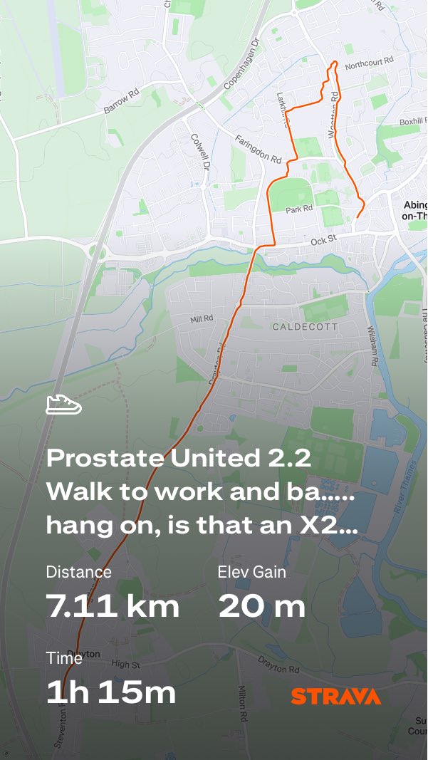 andrew2wright's tweet photo. Check out my walk on Strava.
https://t.co/2hwef7qc6C https://t.co/iUm60gRpT1