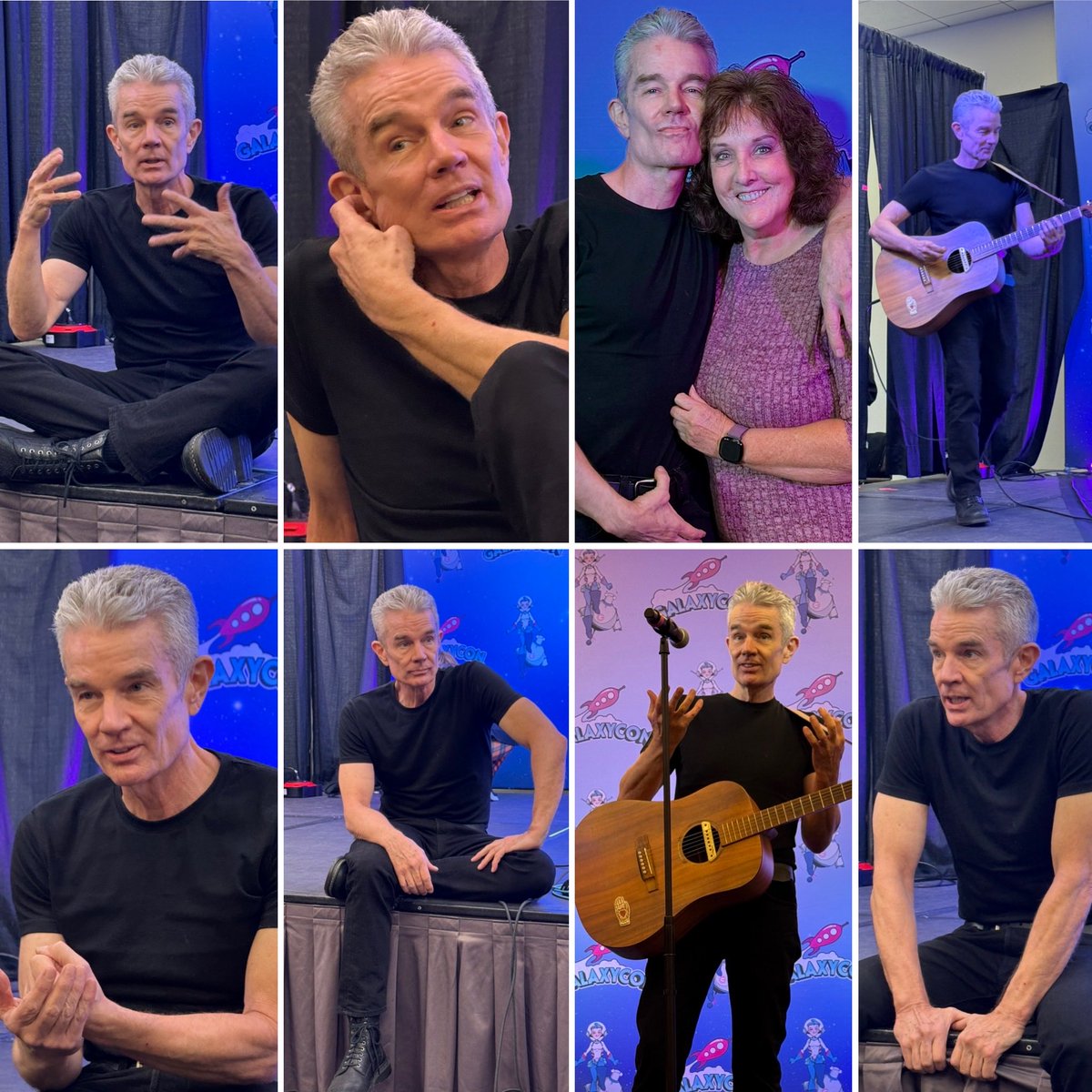 jeanbugc's tweet image. A few of the photos I took of @JamesMarstersOf at his soundcheck, mini Q&A and concert at #GalaxyConStLouis October 11, 2025. James’ concerts are always incredible. Love listening to his songs! 🎶 Will add more photos to my Flickr page later. Link in my bio.