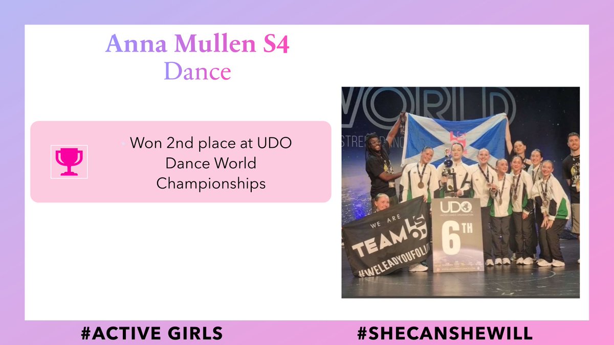 🌟 Let’s celebrate Anna, one of our talented #SuccessGirls at St Aidan’s! She showcased her incredible dance skills on the global stage at the UDO World Dance Championships💃🌍A shining example of dedication and passion!
#UDOWorlds #StAidansStars #GirlsInSport #DanceChampion