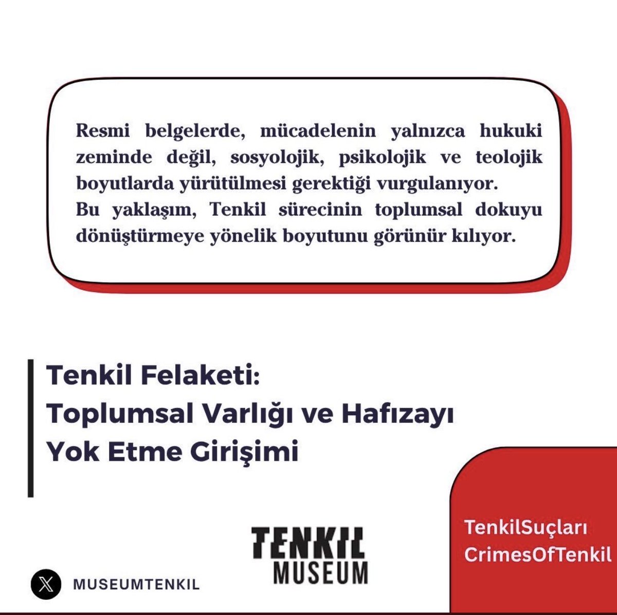 Sapasağlam girenler tabutla çıkıyor. Kanser hastasını hücrede tutmak, göz göre göre öldürmektir.Tedaviyi  engellemek de işkencedir. Her hasta mahpus bir insan, her ihmâl bir hayat.Tedaviye erişim bir hak, geri dönüşü olmayan kayıpların bahanesi olamaz.
⁦
TenkiliUnutturma