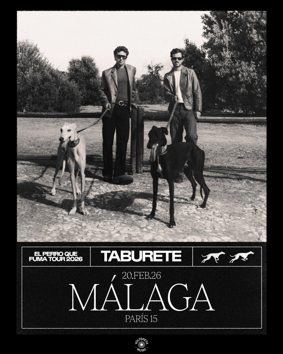 🔺 Vuelven <a href="/taburete89/">TABURETE</a> con nuevo álbum bajo el brazo y lo presentarán en Málaga el 20 de febrero 2026.

🎟️ Entradas disponibles en la web de la banda.

taburetetickets.com/#taburete-el-p…