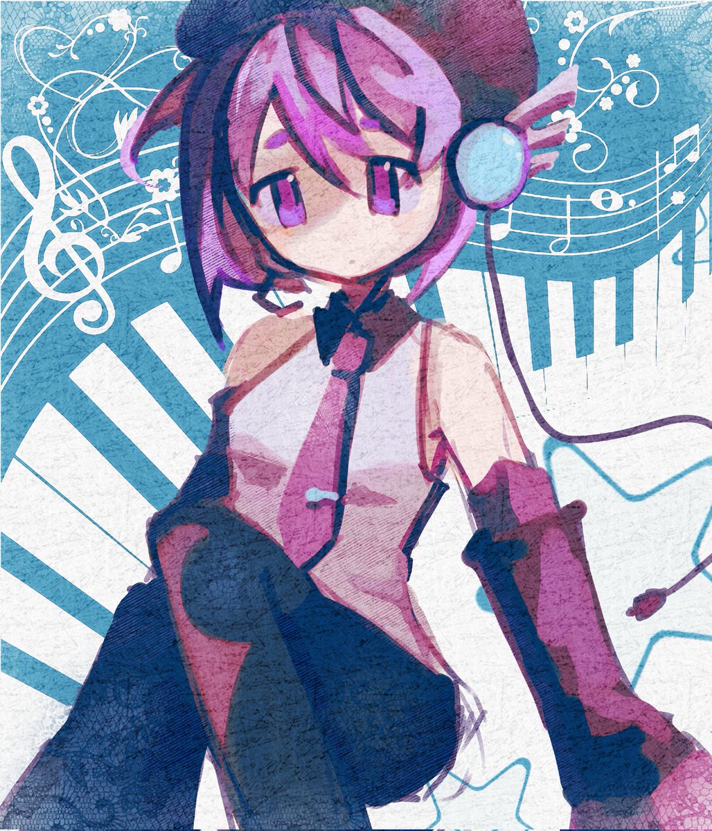 Drew her today quickly #Defoko #vocaloid #vsynth