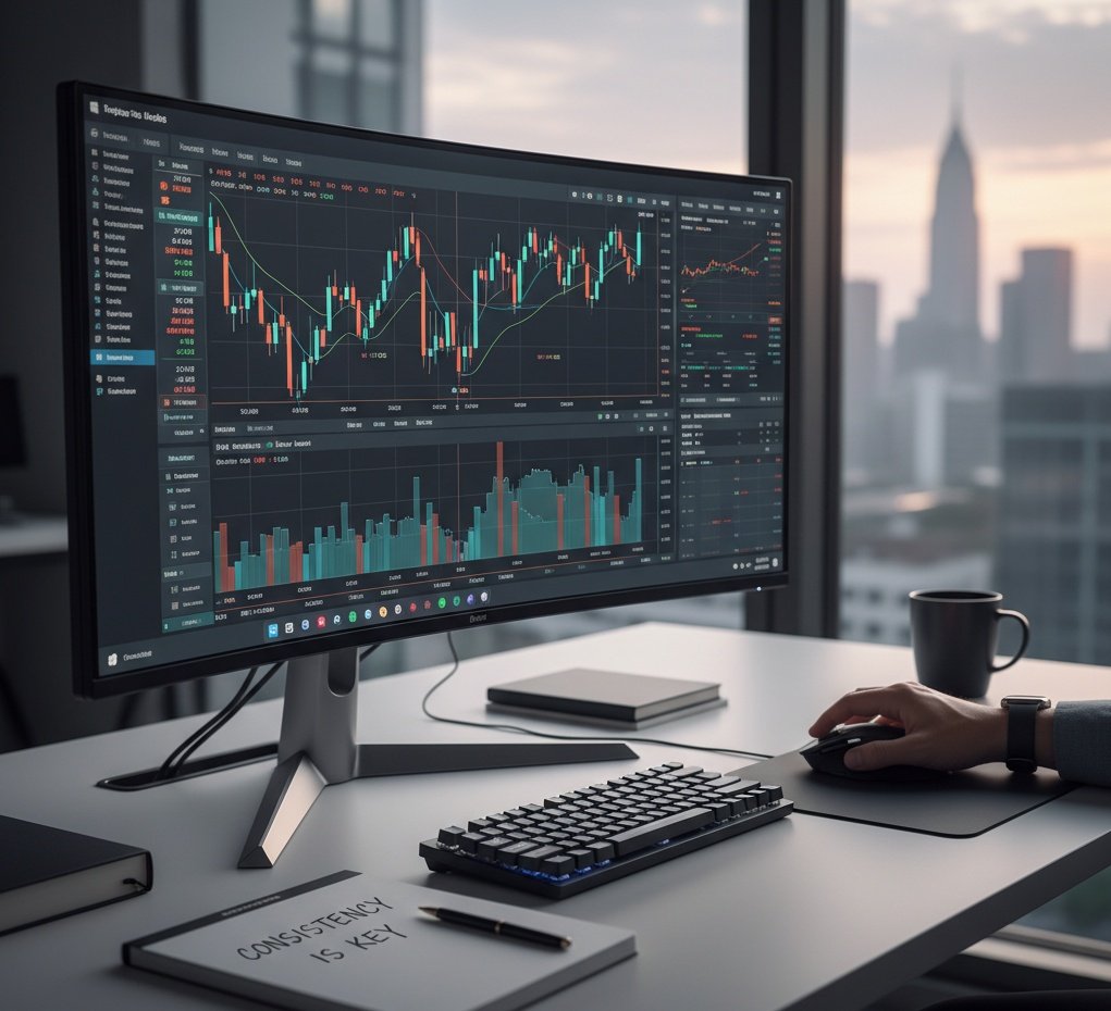 TheLSTTrader's tweet image. Don&apos;t just chase profits; chase consistency. True success is from the reliable execution of your plan. 

Think like a sniper, not a machine gunner. Pick your shots wisely.

Q: What&apos;s your go-to routine for staying consistent in your plan?
#Consistency #TradingTips #MarketStrategy