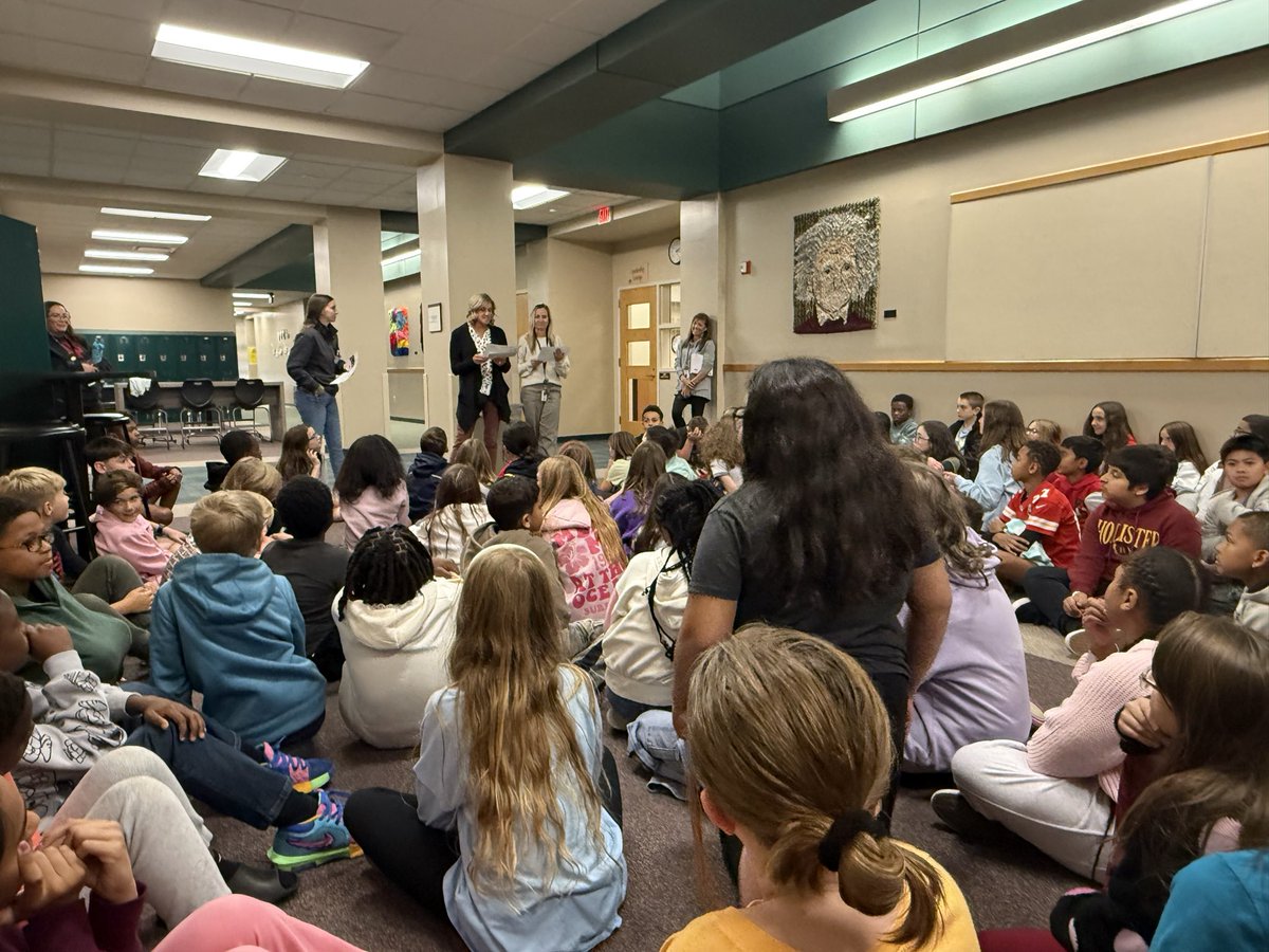These 5th grade teachers announce Leaders of the Month who demonstrate skills that lead to Beginning with the End in Mind!  Proud to be a part of this <a href="/SandCreekInt/">Sand Creek Intermediate</a> community! ❤️🦈