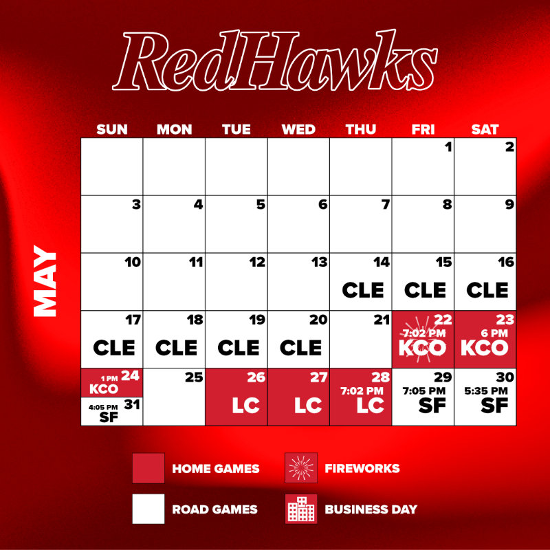 FMRedHawks's tweet photo. Our 2026 schedule is HERE!

🎆 7 Fireworks Nights
🇺🇸 4th of July Night Game &amp; Postgame Fireworks
📈 3 Business Day Games
➕ Lots more fun &amp; promos to be announced closer to the season!