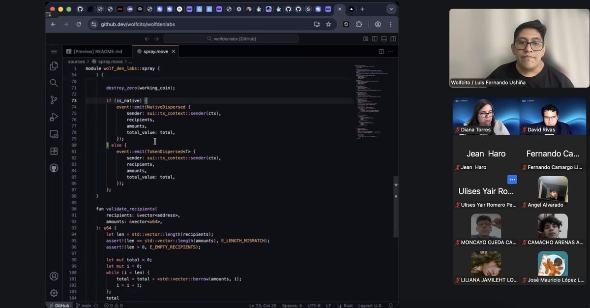 SuiLatamdevs's tweet image. 🎓 ¡Cerramos el Sui Developer Bootcamp – Octubre con éxito 

Más de 150 developers de toda LATAM se registraron para aprender, construir y certificarse en el ecosistema Sui junto a @SuiNetwork , @SuiFamOfficial y @waylearnlatam .

Nos vemos en noviembre: luma.com/8biz4jes