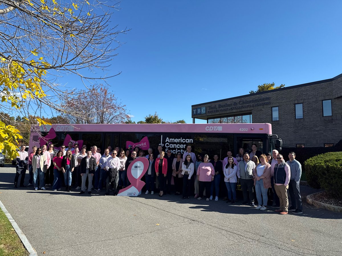TBC_CPAs's tweet image. 🩷TBC joined together in pink for our annual Stride for Pink Walk, showing our support and raising awareness! Thank you to @RecoveryGrill and @bblhospitality for catering our lunch, and a special thanks to @CDTA for bringing the Pink Bus to be a part of our walk! 🩷#GoPink