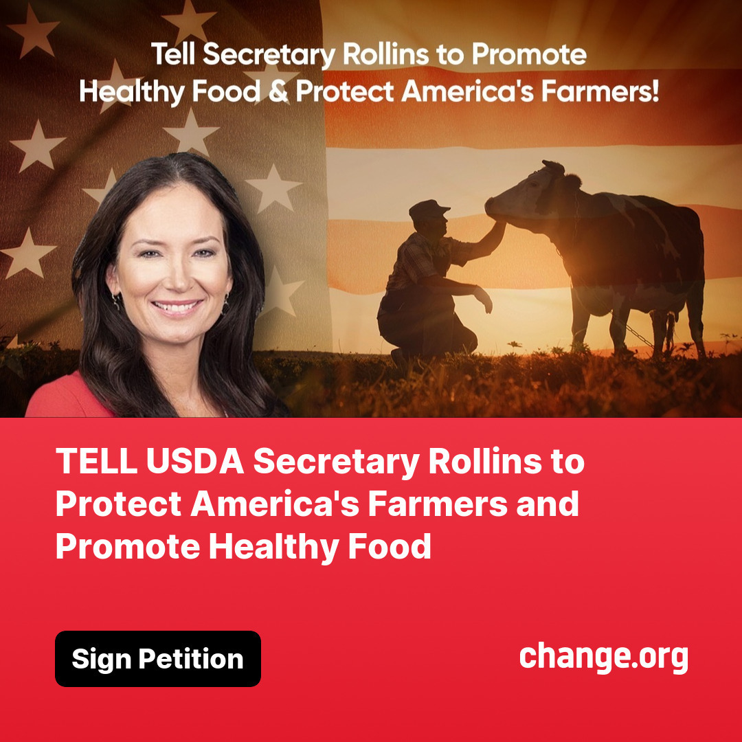 There's a major farm crisis happening right now - every day 63 family farmers are lost due to industrial consolidation, corrupt pro-monopoly polices, and our leaders failure to support fair markets for our nation's farmers. Stand up for small and mid-sized farmers who grow our