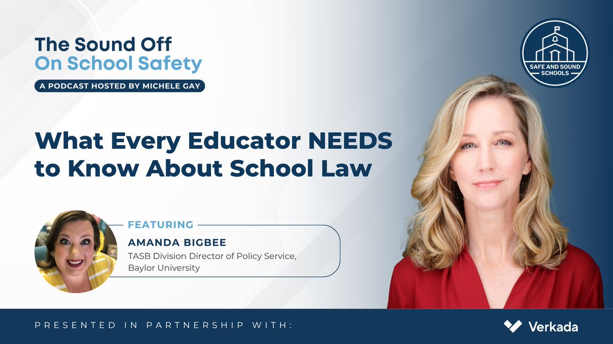 What if the rules you fear could actually help protect students?

In this Sound Off episode, <a href="/MicheleGay_/">Michele Gay</a> &amp; school law expert Amanda Bigbee unpack legal myths, privacy rules, and liability fears, showing how to cultivate both safety and trust.

Listen: bit.ly/4obV1LK