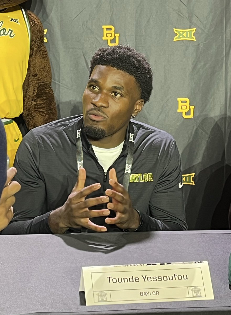 Legit high level, high lottery picks in #Big12MBB coming this season. Darryn Peterson, AJ Dybantsa, Tounde Yessoufou all projected lottery picks.