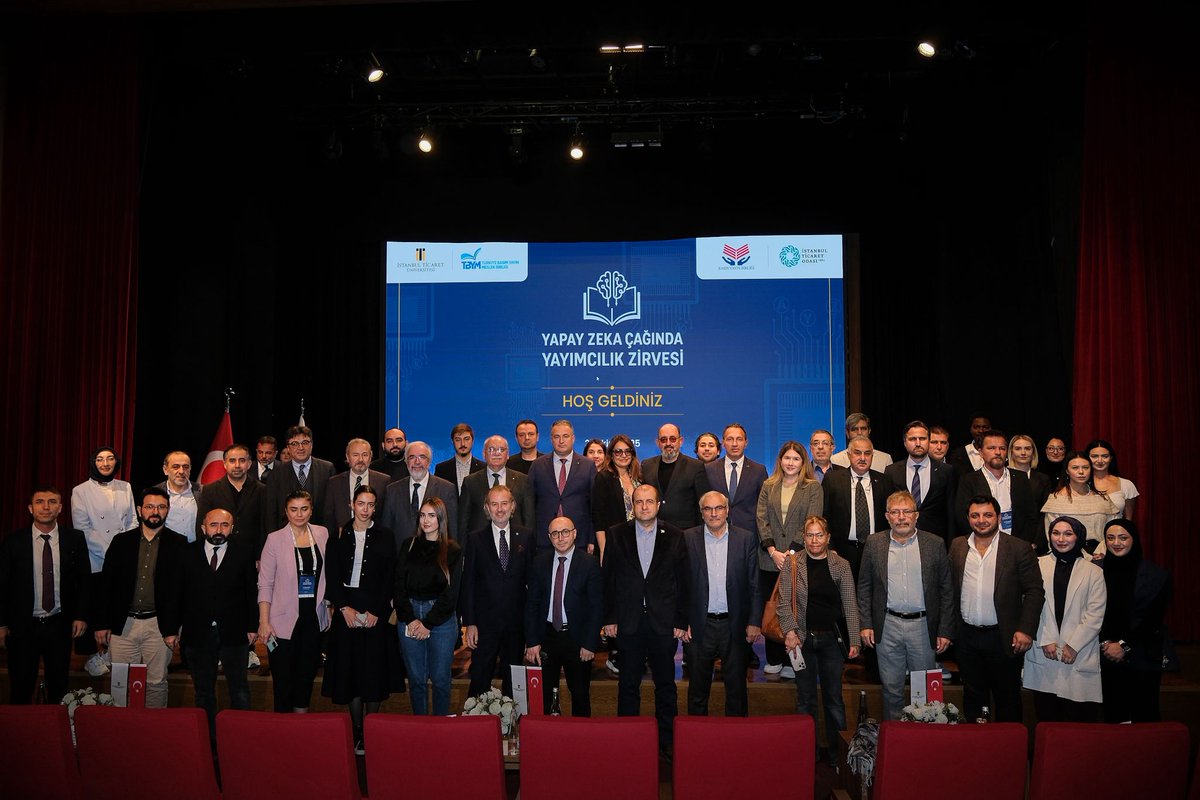 Yapay Zeka Çağında Yayımcılık Zirvesi İstanbul Ticaret Üniversitesi'nin ev sahipliğinde, İTO, TBYM ve BASYAYBİR'in ortak organizasyonuyla yapıldı.
<a href="/tbymorg/">Türkiye Basım Yayın</a> <a href="/itokurumsal/">İstanbul Ticaret Odası (İTO)</a> <a href="/basyaybir/">Basın Yayın Birliği</a> <a href="/ticaretedutr/">İstanbul Ticaret Üniversitesi</a>

youtube.com/live/stE__vXeD…