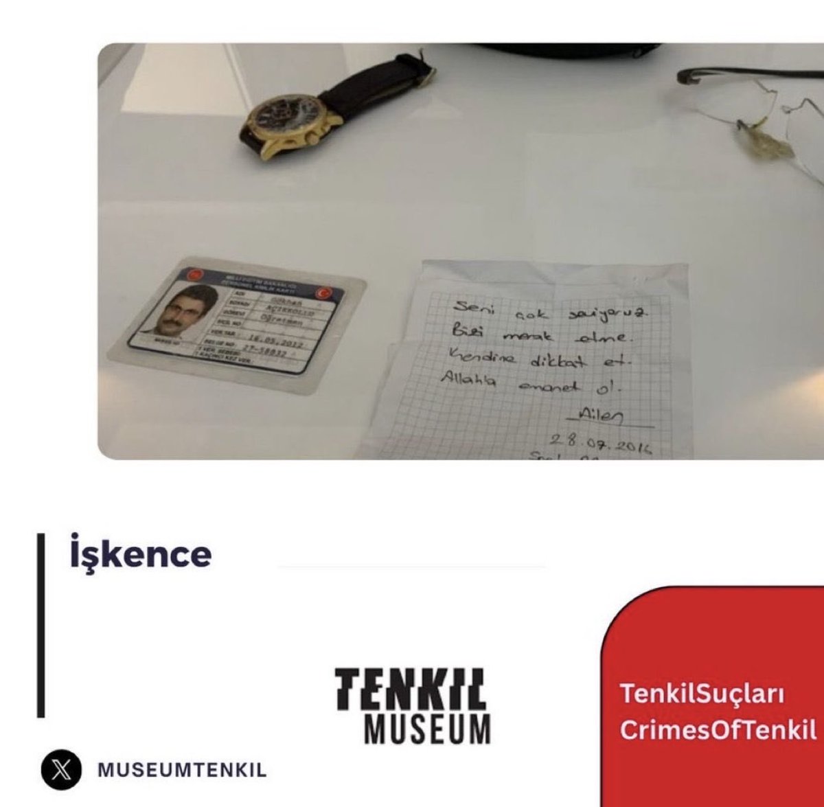 Türkiye hapishaneleri artık hastane değil,işkence merkezleri oldu.
Sapasağlam girenler tabutla çıkıyor.
Kanser hastasını hücrede tutmak,tedaviyi engellemek cinayettir.
Bu bir “yavaş infaz” politikasıdır.Bu gün susanlar yarın utanacaklar.

⁦<a href="/herkesicinCHP/">CHP 🇹🇷</a>⁩

TenkiliUnutturma