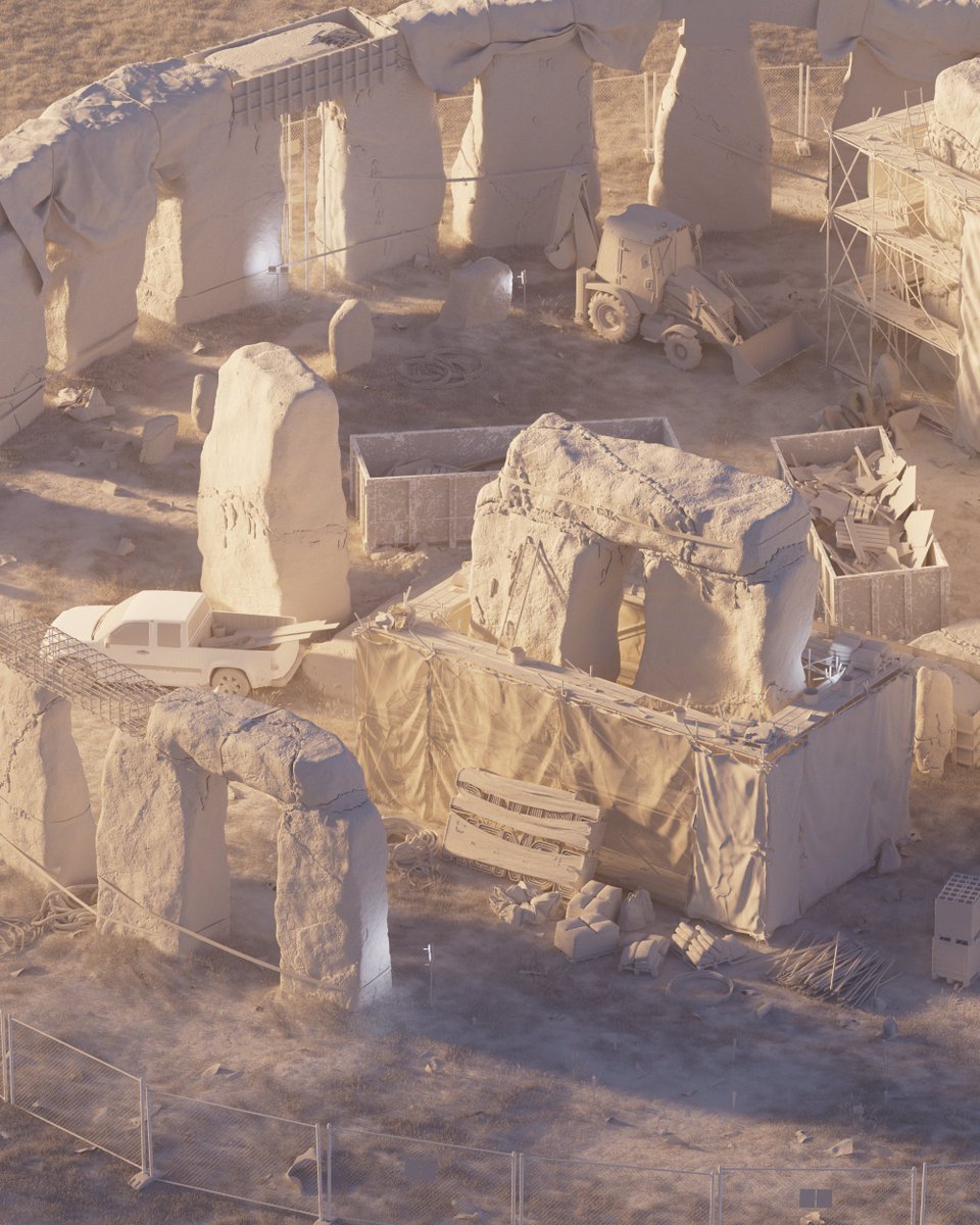 FilipHodas's tweet image. Clay render