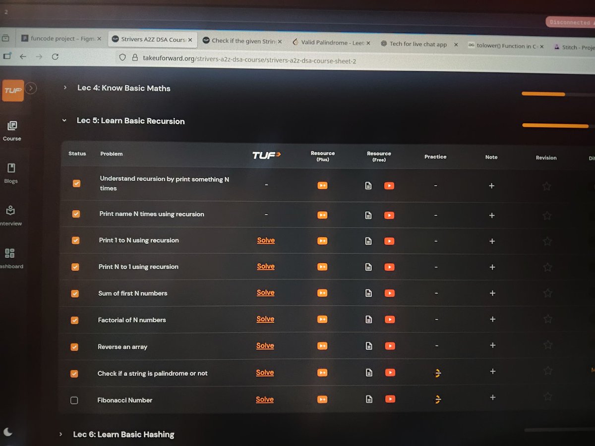 ibrahimfadu's tweet image. Day 10
- Recursion done(but stuck in one question)
- Finally projects figma design done(using google Stitch😅)
- Learned about web sockets.
#buildingpublic #100daysofcodingchallenge #day10