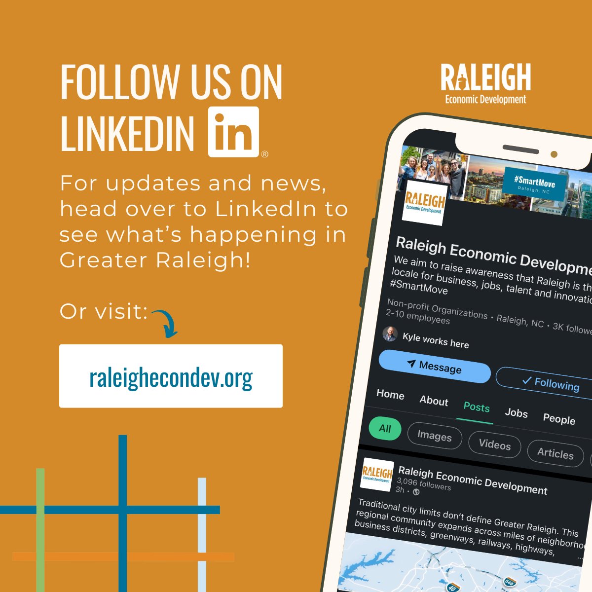 RaleighEconDev's tweet image. We&apos;ve moved! Head over to our LinkedIn page or visit our website for up-to-date information! #SmartMove #RaleighNC 

raleighecondev.org
linkedin.com/company/raleig…
@EconDevGuy