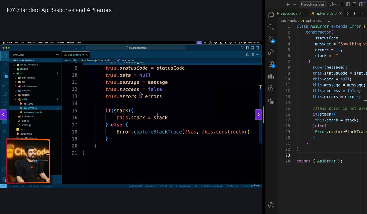AnuragBuilds's tweet image. 👨🏻💻Day 84/100
~💻 Standard ApiResponse and API errors.
~💻 Keeping data in constant.
~💻How to connect with mongoDB.
~💻A guide on mongodb Atlas connection.
#100DaysOfCode #DSA #webdev