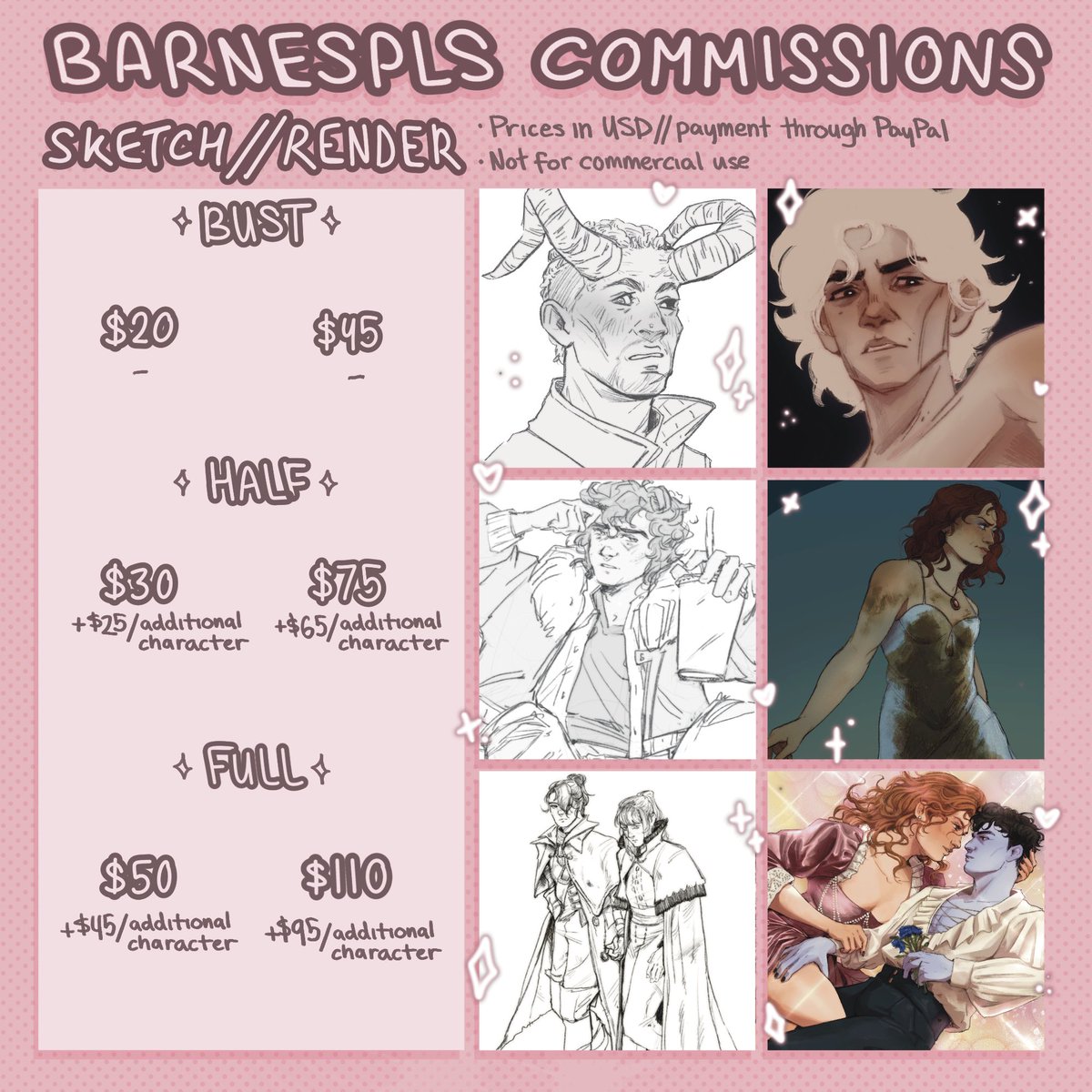 Barnes 💕 Comms Open tweet media